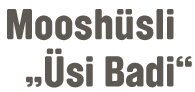 Schwimmbad Mooshüsli Logo